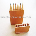 6pcs colour pencil in wooden box